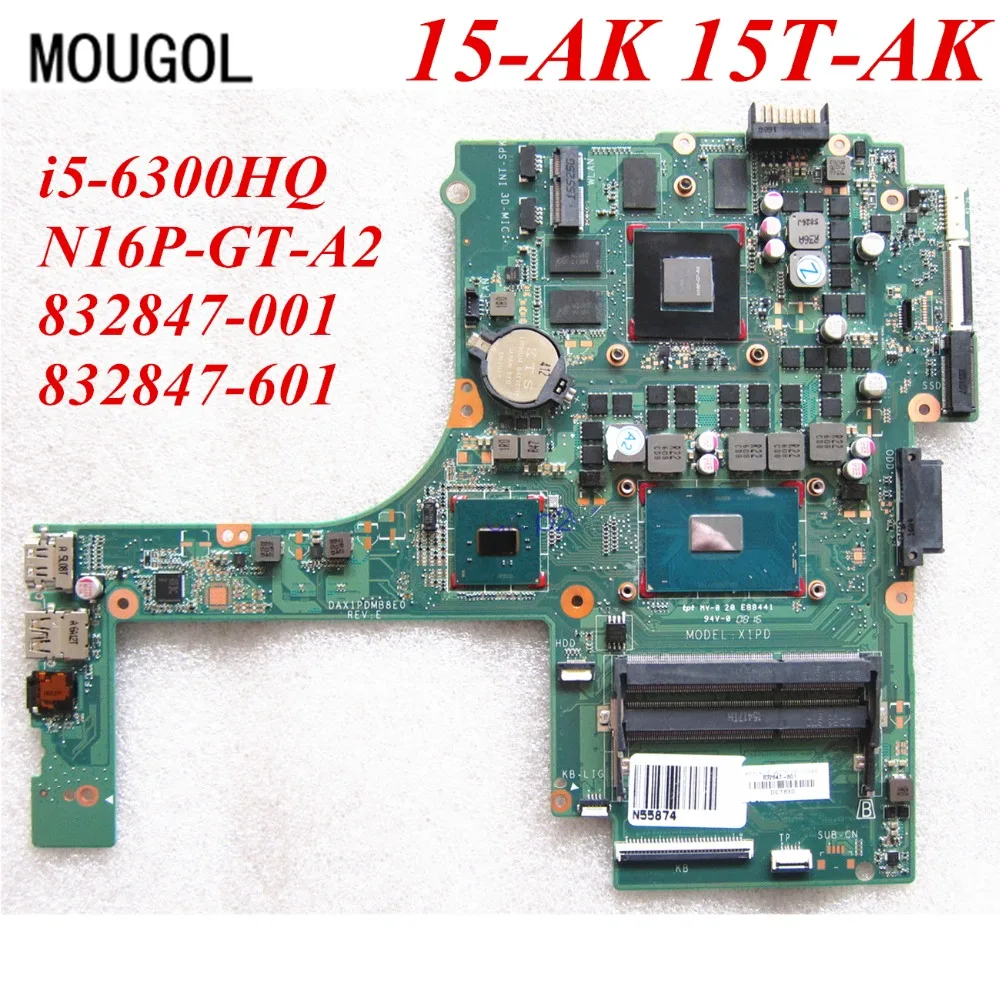 MOUGOL High end mainboard For HP 15 AK 15T AK Laptop motherboard i5