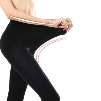 

80D Velvet Tights Women Super Stretch Spring Autumn Warm Pantyhose Hose Female Sexy Tights Thin Leg 2018 High Quality X2