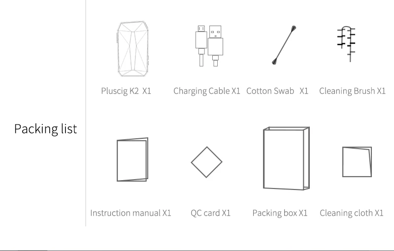 SMY Pluscig K2 2900mAh Battery Zircon Surface Design Box Shape Vape Heating Tobacco Vaporizer compatibility with 1QOS stick