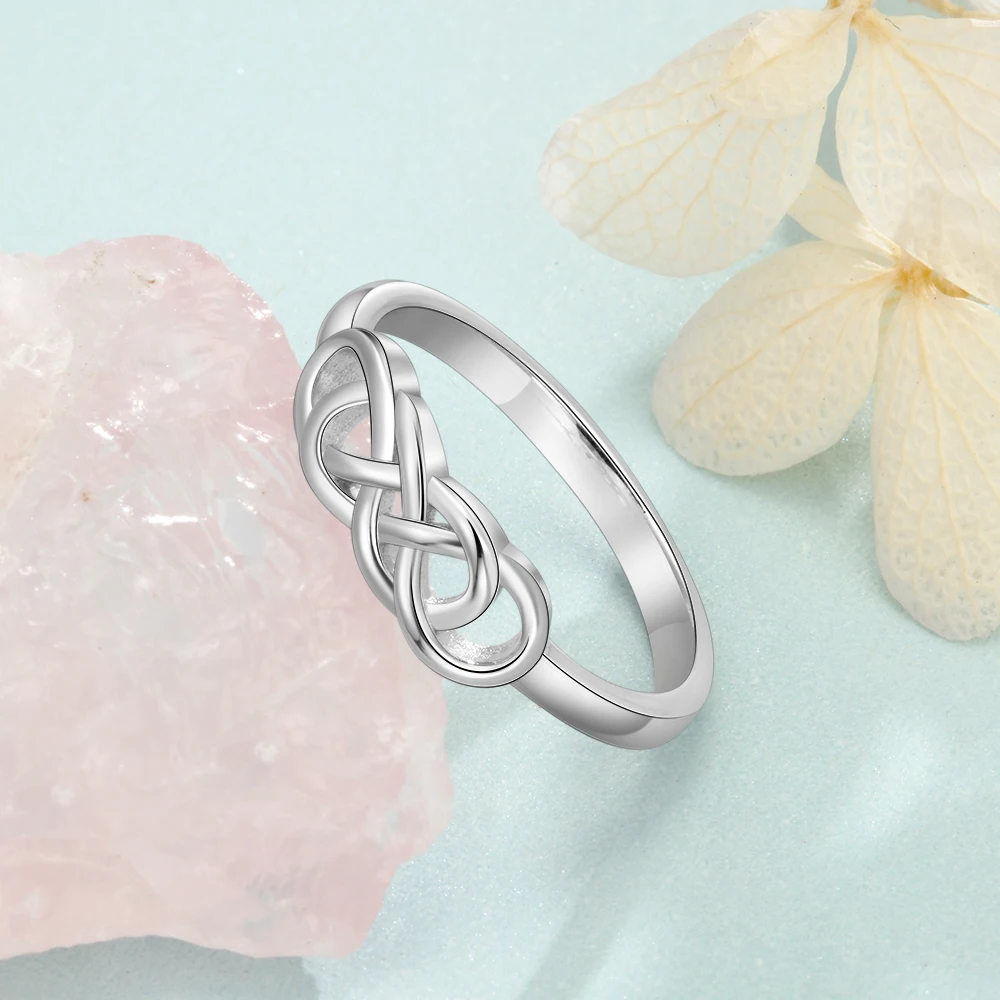 Персонализированные кельтские узлы кольцо на заказ выгравированное имя кольцо для женщин Trinity Triquetra Подвески Ювелирный свадебный подарок(Lam Hub Fong