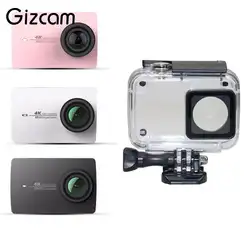 Gizcam подводный Водонепроницаемый случае В виде ракушки для Xiaomi Yi 2 4 К Купание подводное плавание защитный В виде ракушки спортивные Камера