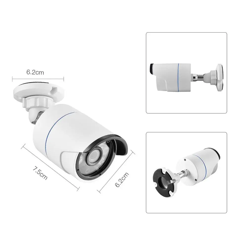  Gadinan H.265 Surveillance IP Camera 16CH POE System 5MP 335E 4MP 2MP Bullet Waterproof Cameras Kit