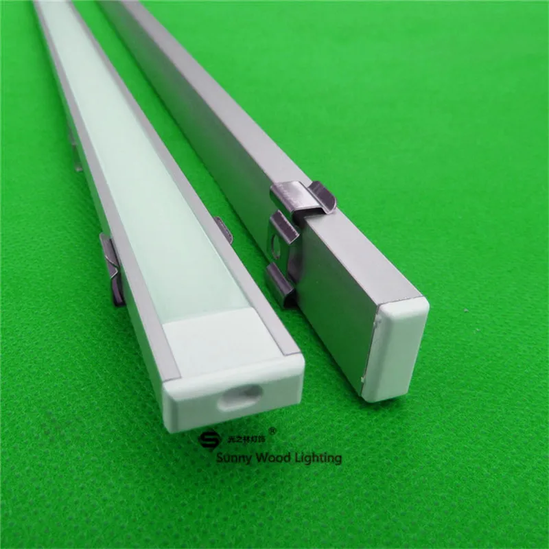 

20-60m/lot 10-30 PCS 80inch 2m long anodized led aluminium profile for 5050/5630 strip ,slim channel for12mm pcb, LED bar light