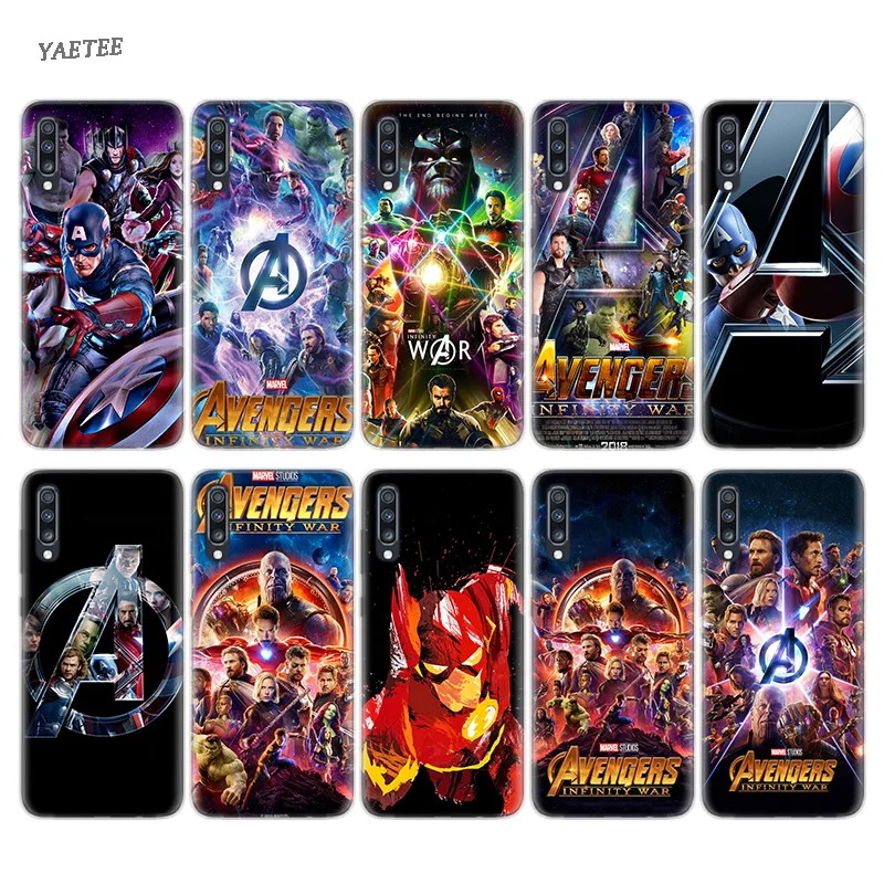 

Marvel Superheroes The Avengers Case For Samsung Galaxy S10 Plus M30 A50 A30 A70 A40 A40S M20 M10 A10 A20 A60 A80 A90 A20E Cover