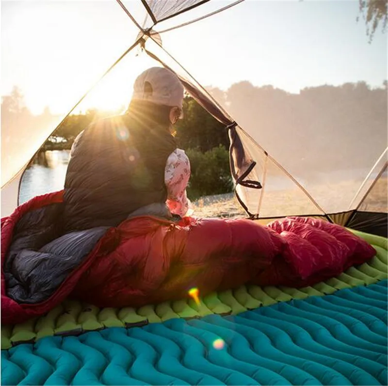 Naturehike Light Weight Outdoor Camping Mat Inflatable Outdoor Camping Mat Waterproof Sleeping Pad Picnic Folding Mattress