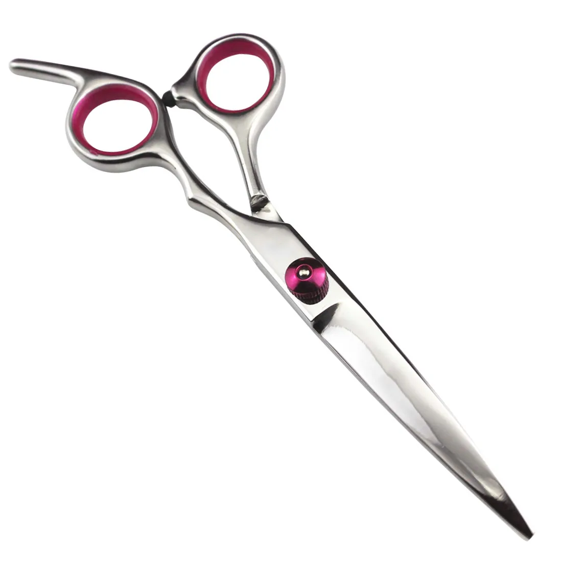 1 шт. ножницы из нержавеющей стали 6 дюймов для стрижки волос Парикмахерские ножницы для парикмахерских ножницы - Цвет: pink cutting