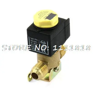 

2-Way 3 Pin Solder 1/2" NPT Pneumatic Component Air Conditioner Solenoid Valve