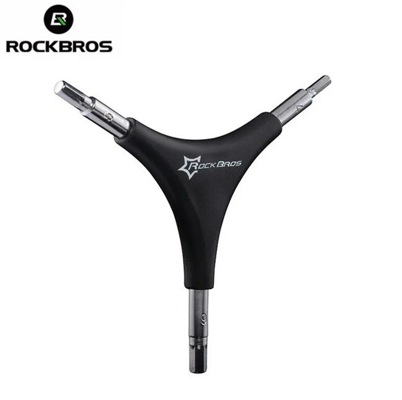 

ROCKBROS Bicycle Repair Tools Bike Triangle Spanner Bicycle Triangle Spoke Wrench Cycle Repair Tools 4MM 5MM 6MM Allen Key