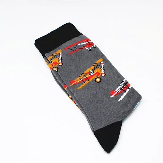 Новое поступление, зимние счастливые мужские носки, Забавный художественный стиль, уличная одежда в стиле хип-хоп, клоун, астронавт, дизайнерские носки, подарок для мужчин - Цвет: 14