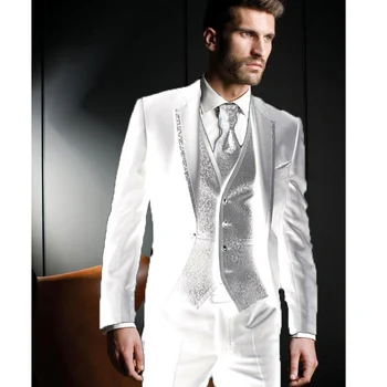 

Latest Coat Pant Designs Men Suits Groom Tuxedos Wedding Suit Evening Party Jacket Pants Vest Male Blazer costume homme terno