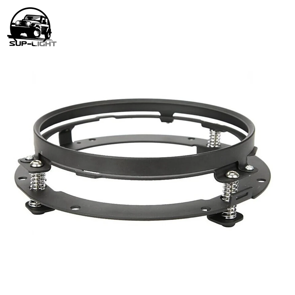 Черный 7-дюймовый круглый кольцевой Монтажный кронштейн для крепления фар Harley