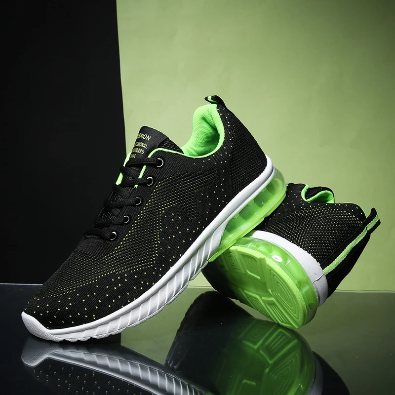 Summer men's shoes air cushion sports shoes shock absorption flying ...