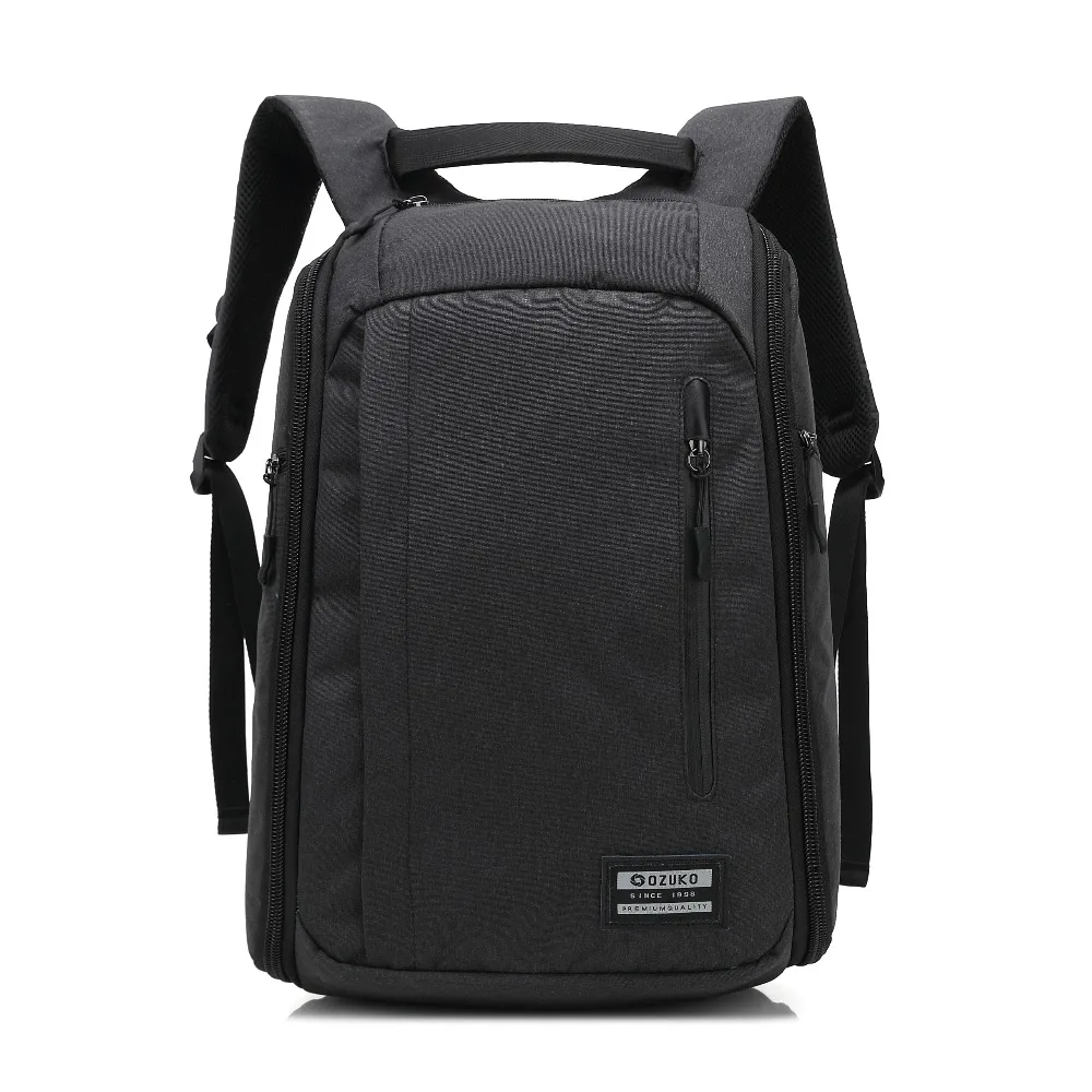 

Ozuko Nylon Laptop Backpack For Macbook Air Pro Retina Surface Book 11 12 13 14 15inch Men Women Travel Waterproof Notebook Bag