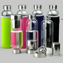 420 мл Спортивная бутылка портативная стеклянная бутылка для воды чашка настоящая бутылка из боросиликатного стекла фильтр для заварки чая кружка для путешествий на открытом воздухе