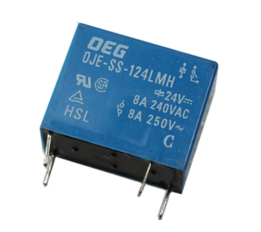 rele novo quente oje ss 124lmh ojess124lmh 24vdc dc24v 8a 24 v dip4 01