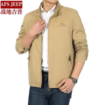 

Brand High quality Men Battlefield Jacket Coat 100% Cotton Fit Type Men's Autumn Casual Big Size Jacket Business Jacket 2802
