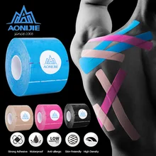 5 м* 5 см эластичный рулон наклеек повязка Спортивная эластичная клейкая лента повязка уход кинезиологическая лента для первой помощи травма мышц тренажерный зал терапевтический