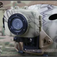 Airsoft охоты Камера тактический мини видео фото Регистраторы W/ЖК-дисплей для шлем EM8847D HLD