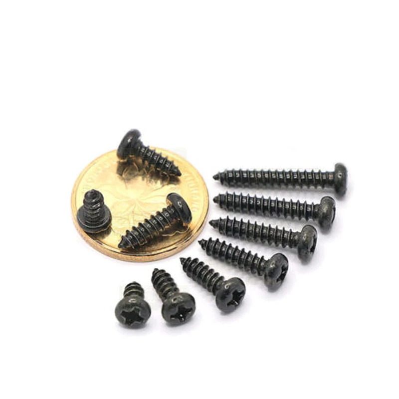 M1 M1.2 M1.4 M1.5 M1.7 Phillips винт с круглой головкой саморезы головка сковороды Болты 100 шт |