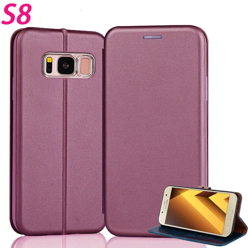 YonLinTan кожаный чехол для samsung galaxy S8 S 8 5 &quot откидная задняя крышка телефона