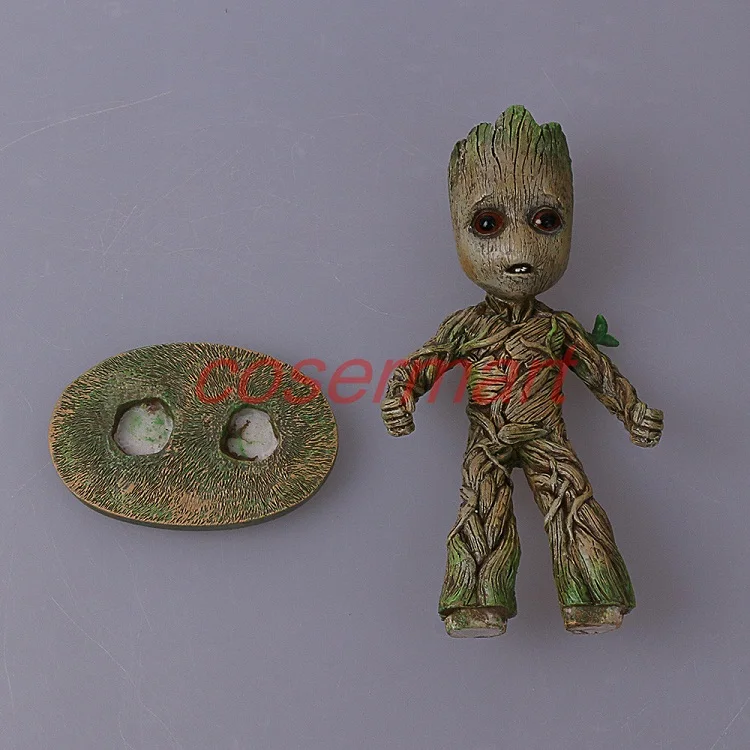 Cos Movie Guardians of the Galaxy 2 Groot Dolls Cosplay Groot Mask Resin Souvenir Accessories Halloween Party Prop (6)
