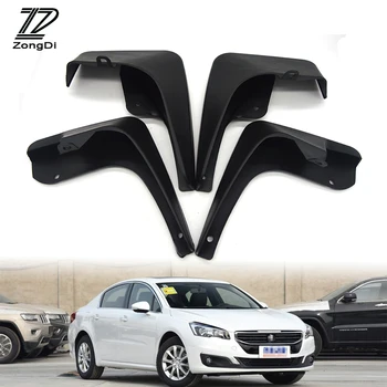 

ZD Car Mudflaps Fit For All Peugeot 508 Sedan 508SW 2011 2012 2013 2014 Mudflap Accessories Front Rear Mudguards Fenders