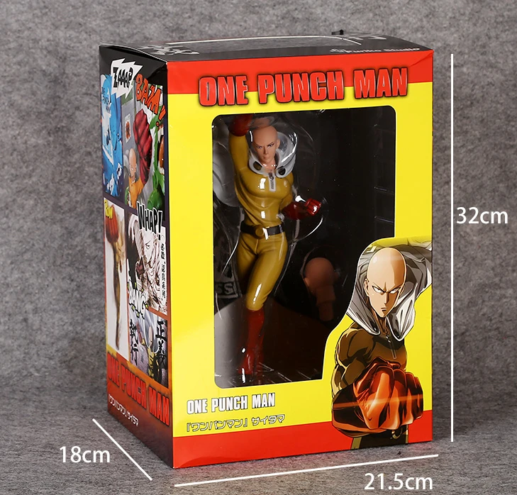 Neue Comic Anime One Punch Mann Hübscher Saitama Mantel Schlacht Statue Hit 23cm Figur Figur Spielzeug Null Aliexpress