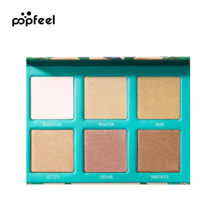 

Babe in Paradise Highlighter Palette Base Glitter & Shimmer Powder Palette for Eyes Women Makeup Shine Cosmetics Eyeliner