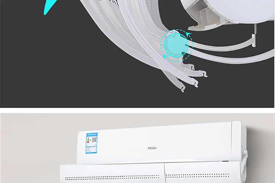 Масштабируемый подвесной кондиционер лобовое стекло против прямого выдувания воздуха Дефлектор бытовой кондиционер перегородка WB001