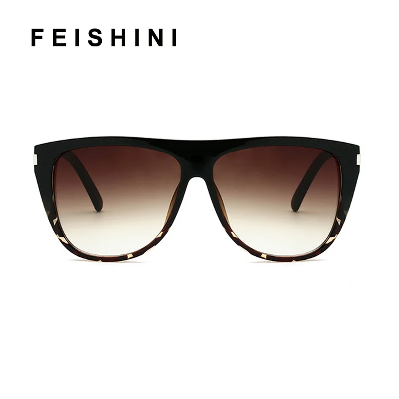 2019 Italy Luxury Brand Oversized Square Sunglasses Women Brand Designer Retro Frame Sun Glasses For Female Trendy Big oculos
