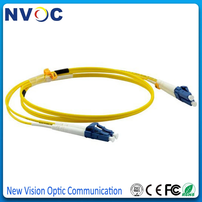 

10Pcs/bag,LC-LC 2M,SM Fiber Optic Patch Cord,Singlemode 9/125 Duplex,3.0MM,PVC Jacket,LC/UPC-LC/UPC Optical Jumper Cable