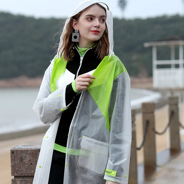 Buy Ladies Fashion Raincoats Tour Hiking Unisex Color