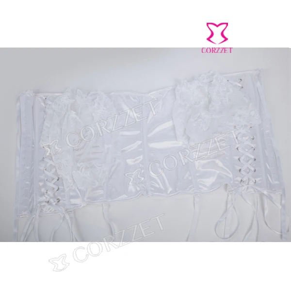 Готическое бюстье белый корсет с завышенной талией корсеты Corpete Corselet Hot Corpetes E