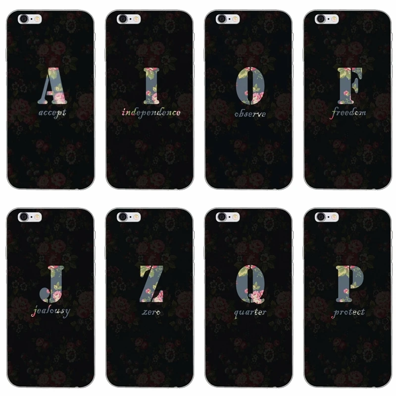 

letter alphabet word Soft phone case For Samsung Galaxy J3 J4 J5 J6 J7 J8 A3 A5 A7 A8 A9 Plus Prime pro 2016 2017 2018