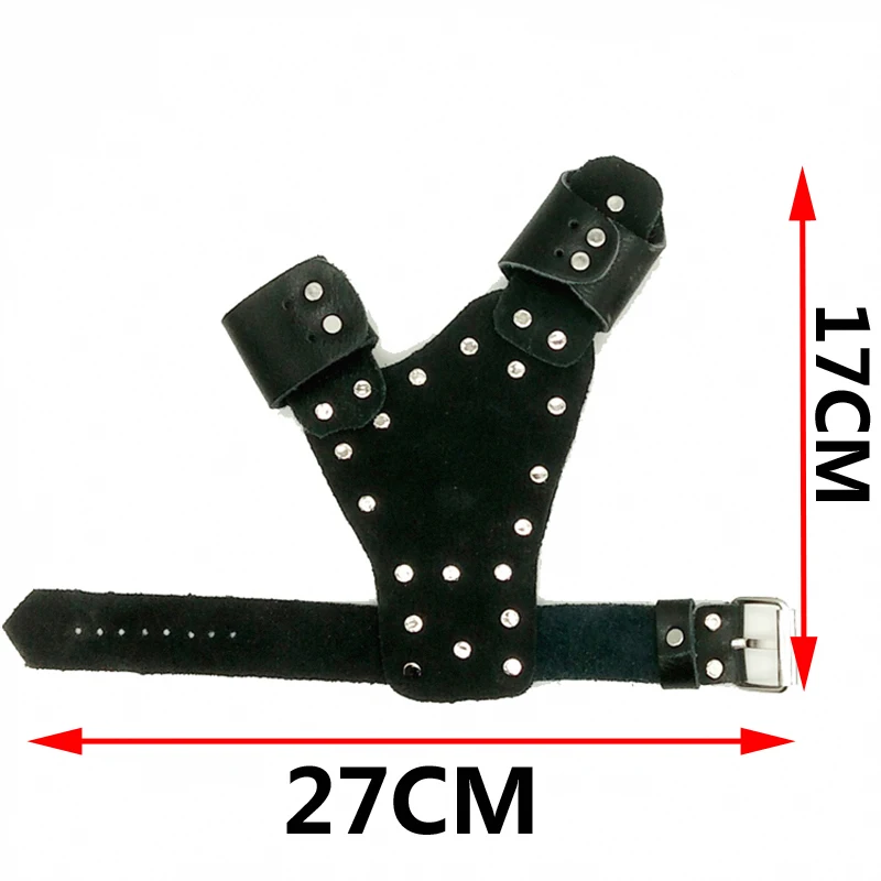 Левая/правая рука охотничья Защитная перчатка рыболовная Рогатка для стрельбы из лука защитный пояс стальной ручной Защитный протектор