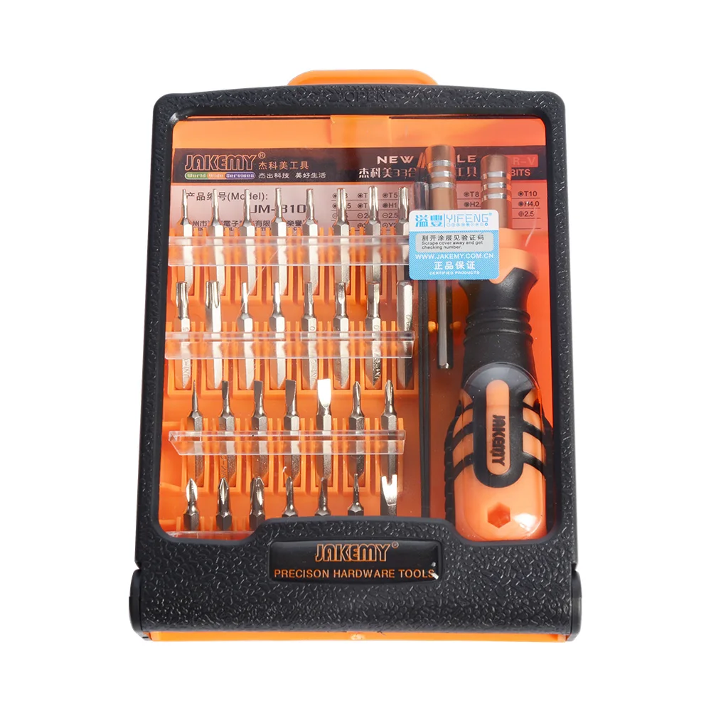 JAKEMY 32 in1 Multifunctional Precision Screwdriver Set For iPhone Laptop Mini Electronic Screwdriver Bits Repair Tools