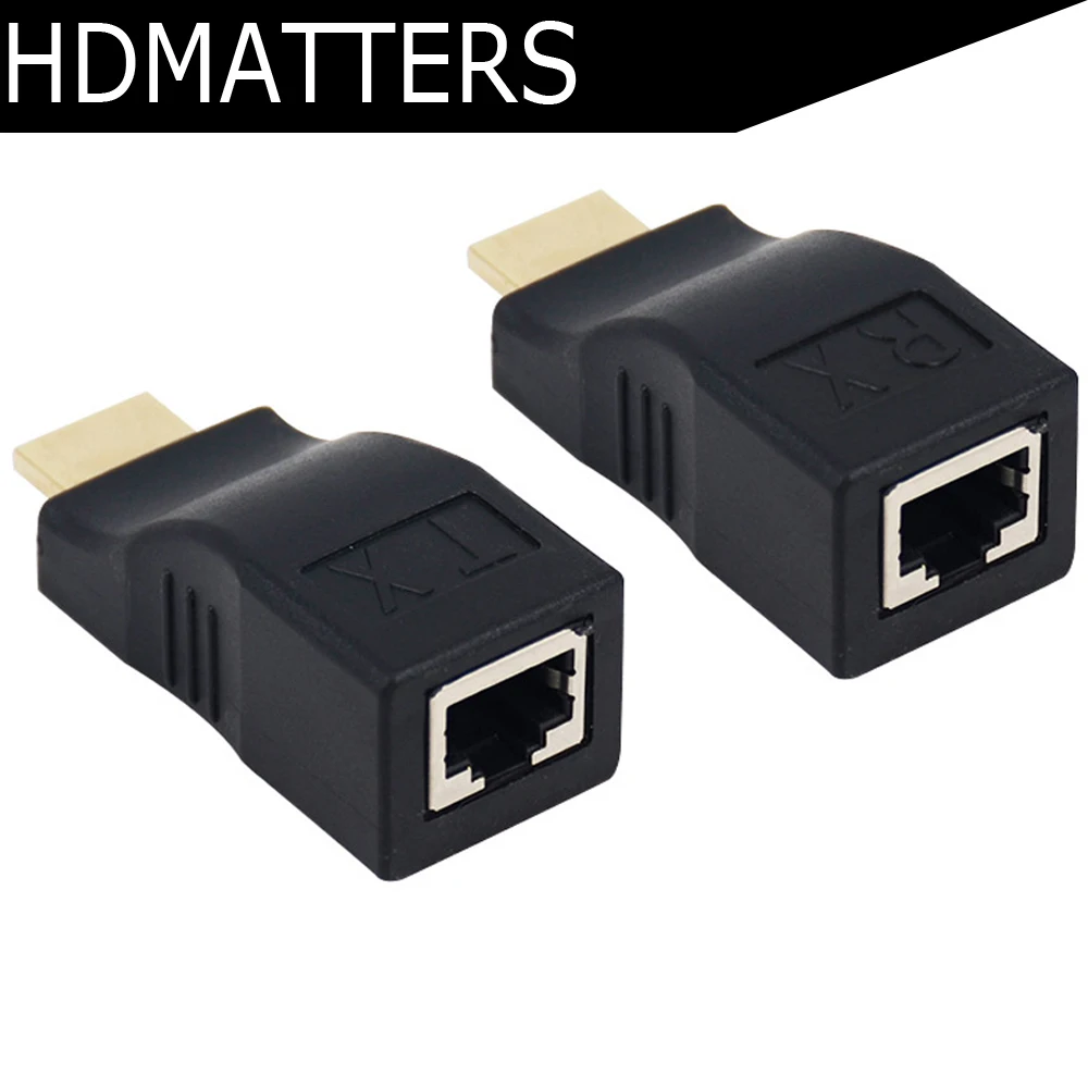HDmatters HDMI extender repeater booster by cat5e/6 RJ45 Cable