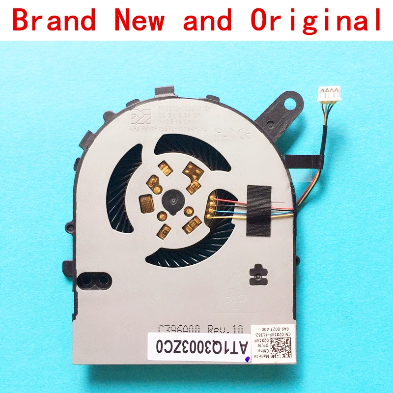 New laptop CPU cooling fan Cooler radiator for DELL inspiron 14 7460 15 7560 7572 Vostro 5468 5568 DP/N 0W0J85 CN-0W0J85