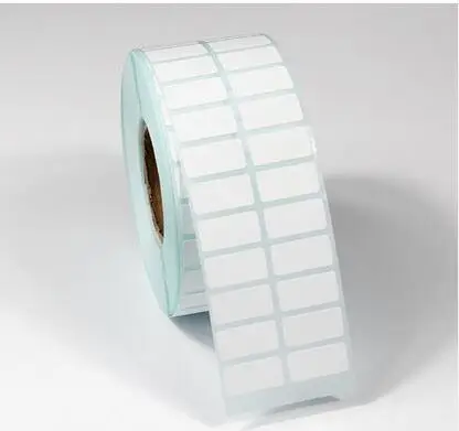 

20*10mm 3000pcs waterproof scratch-resistant oil thermal paper roller/many blank stickers/thermal paper sitcker barcode