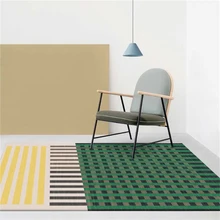 Ковры для гостиной, Рождественский ковер, Европейский геометрический темно-зеленый плед, ковры для детской комнаты, серый Современный домашний декор