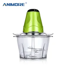 ANIMORE Automatic Electric Meat Grinder for Kitchen Multi-function Food Processor Household Spice Fish Meat Chopper 2L MG-01