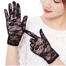 Morewin модные кружевные розовые летние сетчатые женские перчатки для вождения элегантные женские варежки для вождения тонкие Официальные Женские перчатки тонкие варежки