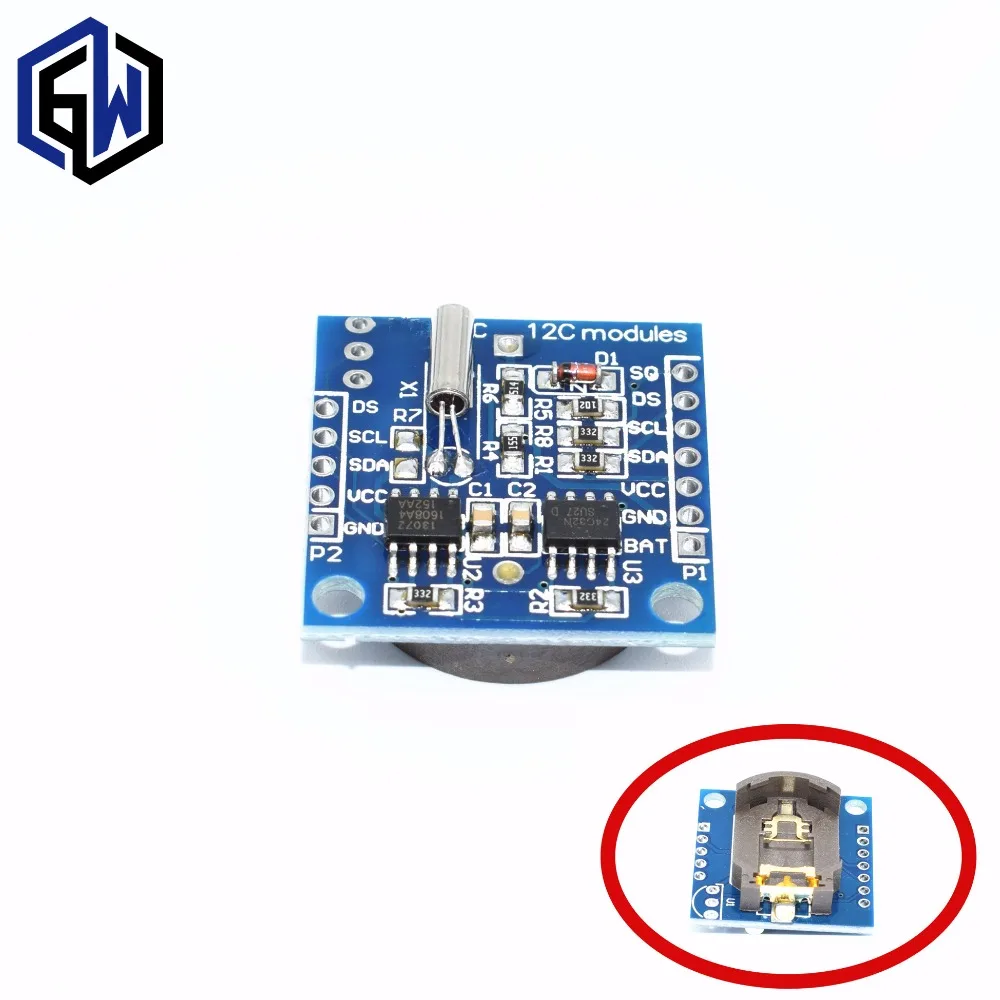 

I2C RTC DS1307 AT24C32 Real Time Clock Module For AVR ARM PIC Wholesale