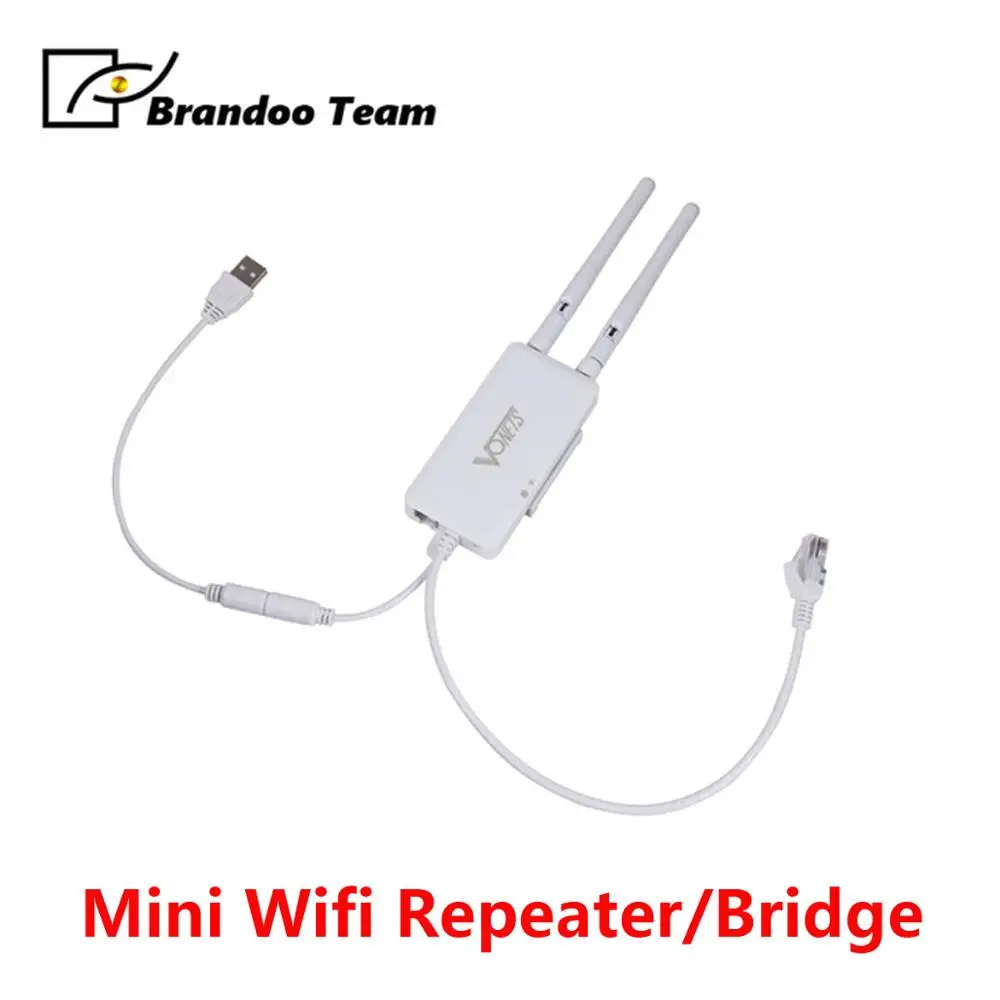 

BRANDOO New design Wireless Wifi repeater VAP11S Wifi Bridge Dongle RJ45 WiFi Repeater Adapter Free shipping