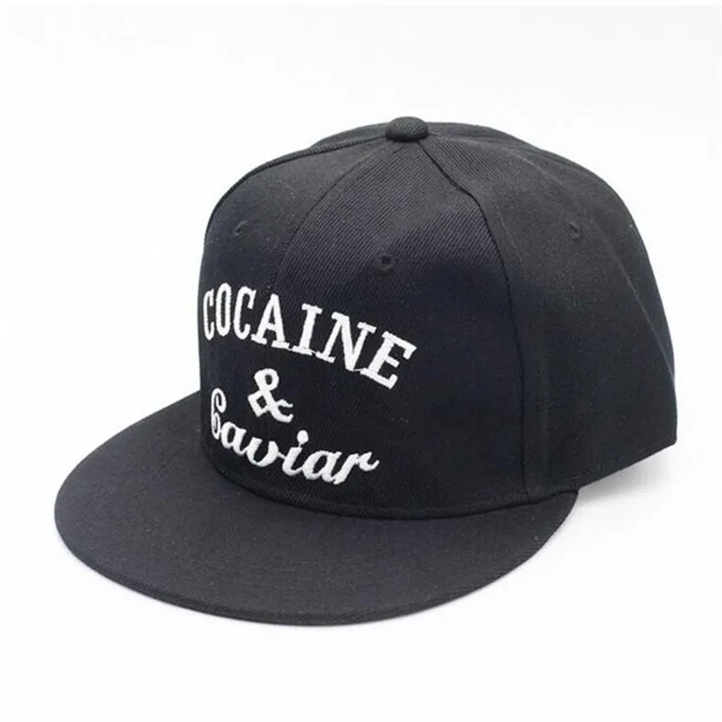 

Brand Hip Hop Hats Men Women Baseball Caps Snapback Solid Colors Cotton Bone European Style Classic Fashion Cocaines & Caviar