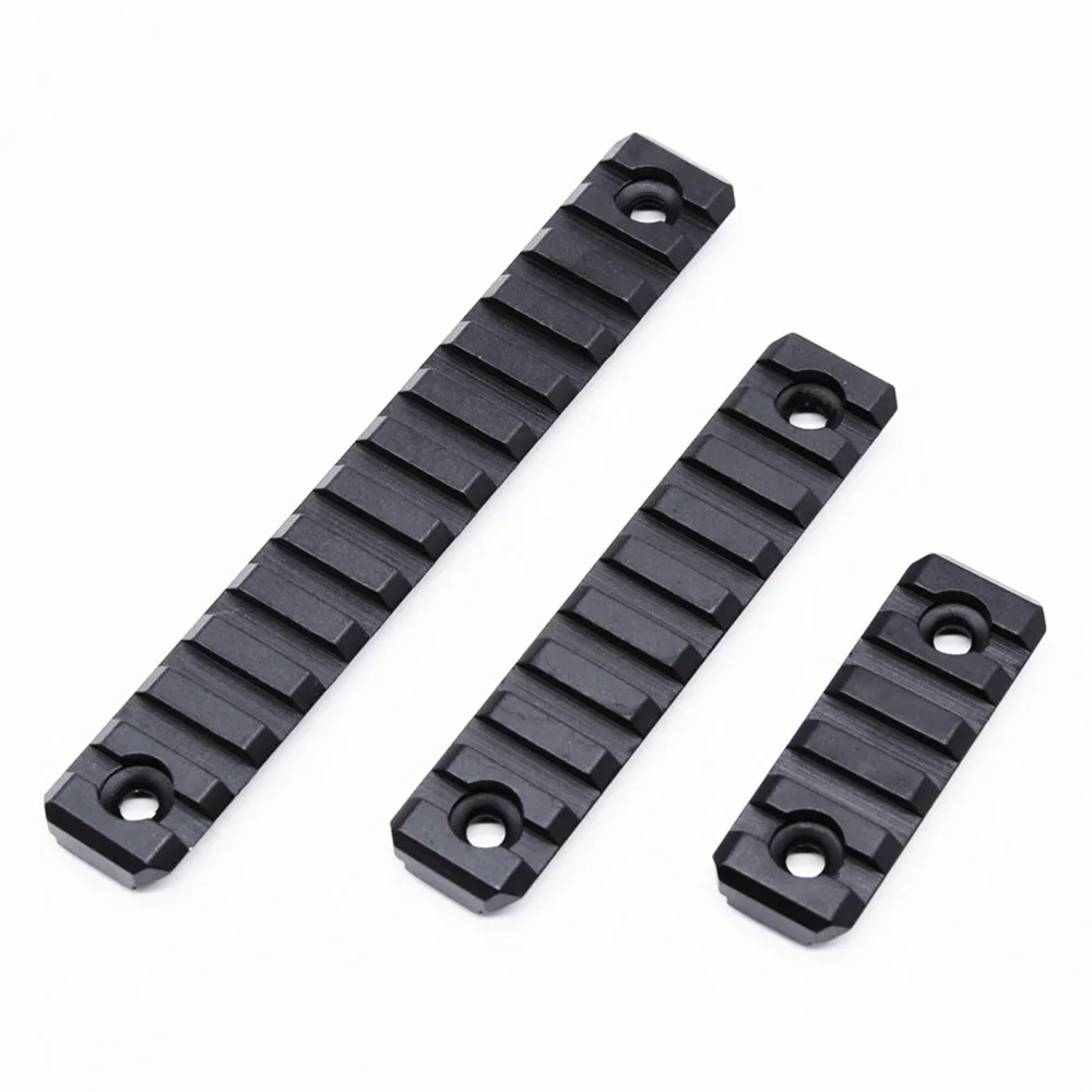 عالية الجودة 5-9-13-فتحات M لوك السكك الحديدية قاعدة شريحة Handguard القسم الطائرات الصف الألومنيوم Picatinny ويفر للصيد