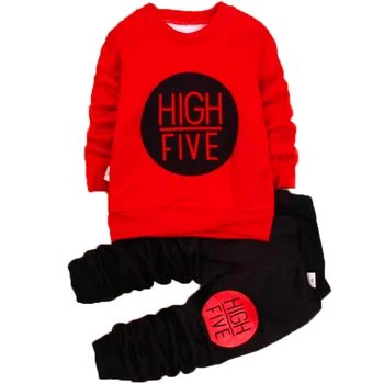 

Girls Boys Sports Suit 2020 Autumn Winter Thick Sweater 2pcs Cartoon Jacket Casual Suit Baby Girls Clothes Children Clothing