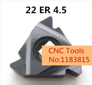 

22ER 4.5ISO Carbide Threading Inserts Internal Threading Insert Indexable Lathe Inserts for Threaded Cutter Lathe Tool