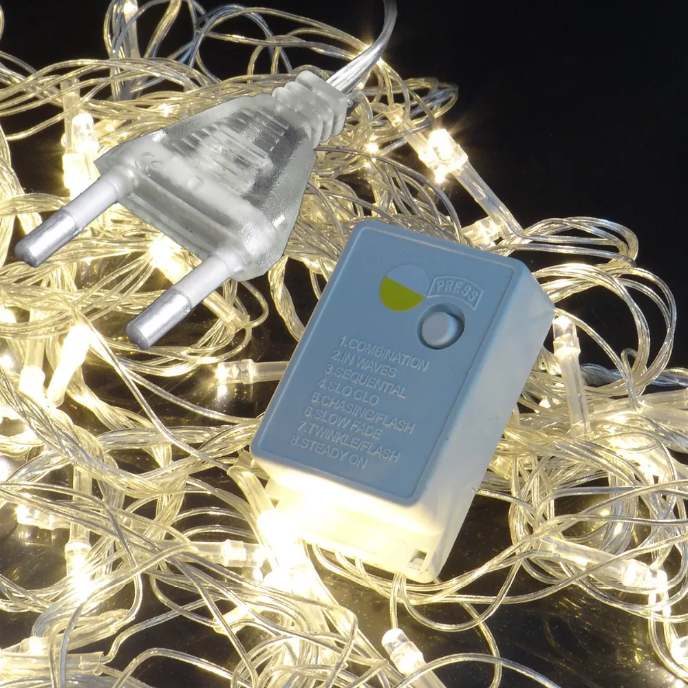 BRIGHTINWD 220 В Luminaria светодиодный гирлянды светодиодные полосы света лампы 10 м цепи