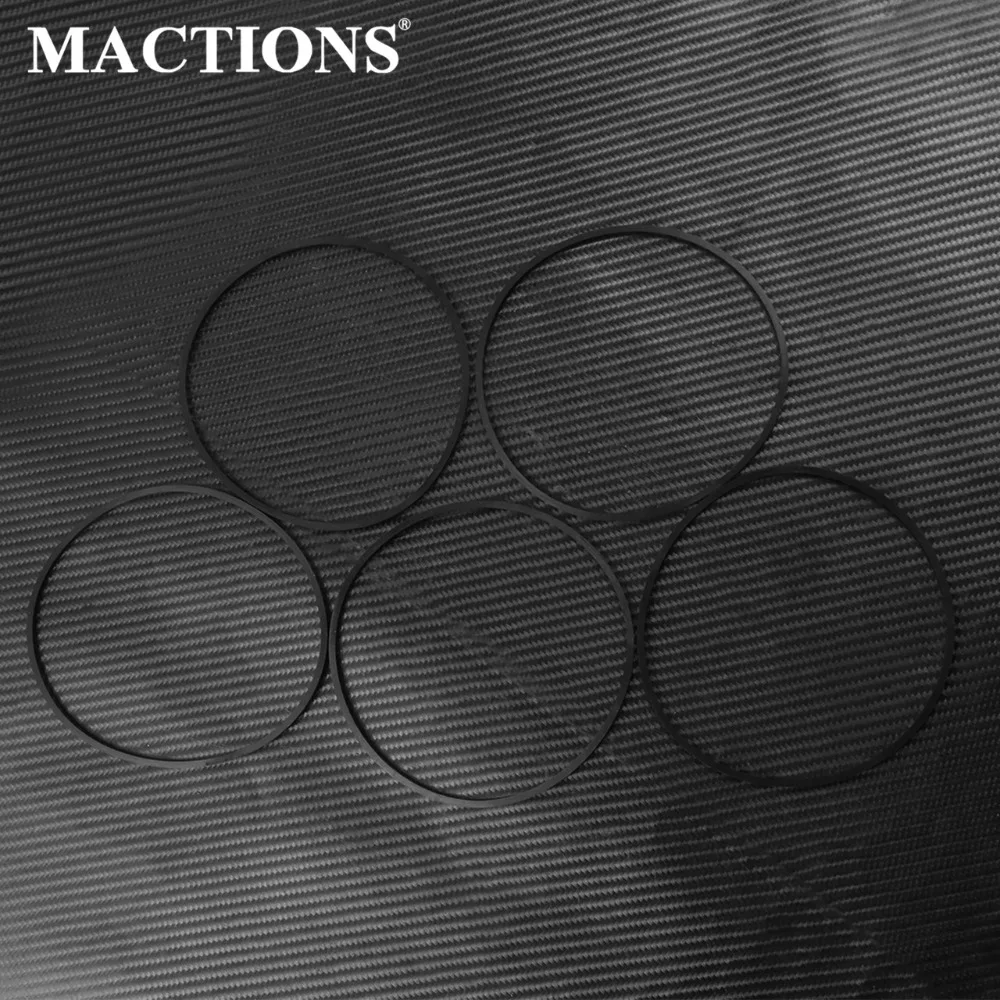 5pcs Clutch Seal Gasket Oring Replacement Rubber Black For Harley